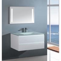 Badstuber Glass badkamermeubel 70cm hoogglans wit - thumbnail