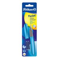 Pelikan Twist vulpen, op blister, lichtblauw - thumbnail