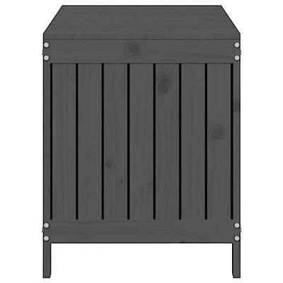 Tuinbox 115x49x60 cm massief grenenhout grijs