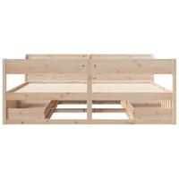 Bedframe zonder matras massief grenenhout 180x200 cm - thumbnail