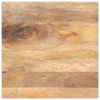 Tafelblad vierkant 50x50x3,8 cm massief mangohout - thumbnail