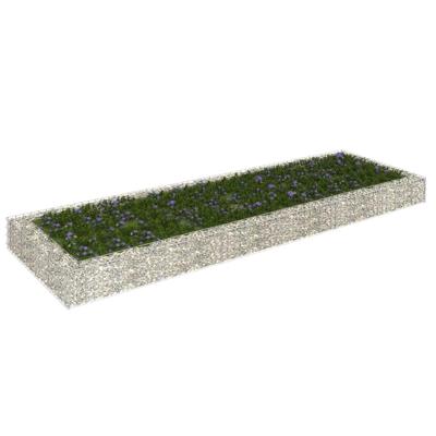 VidaXL Gabion plantenbak verhoogd 300x100x20 cm gegalvaniseerd staal VidaXL Gabion plantenbak verhoogd 300x100x20 cm gegalvaniseerd staal