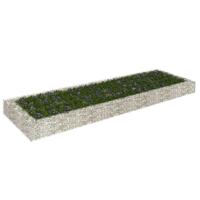 VidaXL Gabion plantenbak verhoogd 300x100x20 cm gegalvaniseerd staal - thumbnail