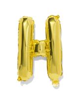 HEMA Folieballon letter H 30cm goud (goud) - thumbnail