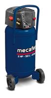 Verticale compressor - MECAFER - 425790 - 50 L - Blauw coaxiaal - Olievrij - thumbnail