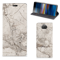 Sony Xperia 10 Standcase Marmer Beige - thumbnail