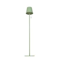 QAZQA Buiten vloerlamp groen incl. LED 3-staps dimbaar op solar - - thumbnail