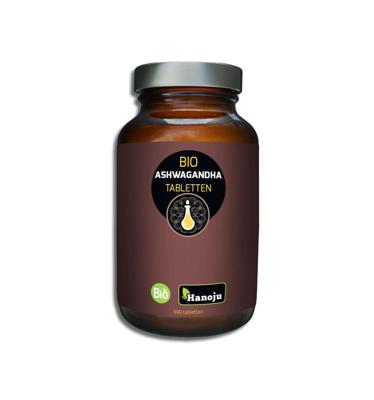 Hanoju Ashwagandha organic 500mg 600 Tabletten