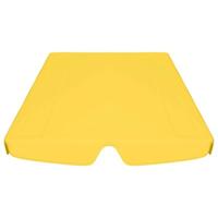Vervangingsluifel voor schommelbank 188/168x110/145 cm geel - thumbnail