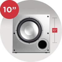 Polk: PSW10E Subwoofer - Zwart - thumbnail