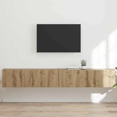 TV Wandkast 2 pcs Ambachtelijk eiken 60 x 31 x 29.5 cm