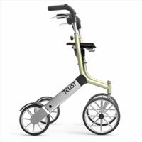 Lichtgewicht rollator Let&apos;s Go Out (6,2 kg) | TrustCare | Beige | Grote wielen | Design | Weggewerkte remkabels | TCOUTBE0150 - thumbnail