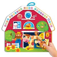Puzzel Reig Merry Farmhouse 9 Onderdelen Muzikaal - thumbnail
