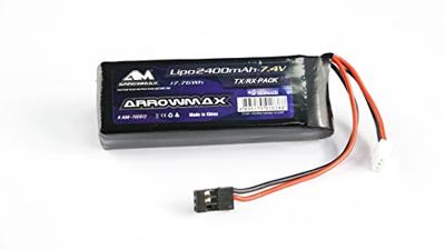 ArrowMax LiPo ontvangeraccu 7.4 V 2400 mAh Stick JR