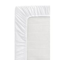 Hoeslaken Katoen - wit - 160x200x22 cm - thumbnail