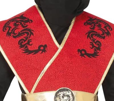 Ninja Kostuum Kind Rood/Zwart