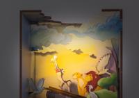 Disney Revell - tiny adventures book nook lion king - thumbnail