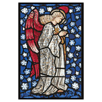 Raamtransfer Beschermengel Sint Peter&Paul Kerk - thumbnail