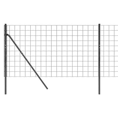 VidaXL Draadgaashek 1,1x10 m gegalvaniseerd staal antracietkleurig