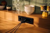 Verbatim Mini GaN Charger Reislader 70 W 1x USB-A, 2x USB-C USB PD 3.0, QC 3.0, QC 4+ Zwart Snellader, GaN, Met adapter voor Europa, Met adapter voor Verenigd - thumbnail