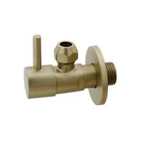 Xellanz Minimal hoekstopkraan 1/2" x 3/8" of knel 10 mm geborsteld messing 22.3619 - thumbnail