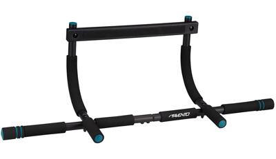 Avento optrekstang 60-90 cm staal/foam zwart