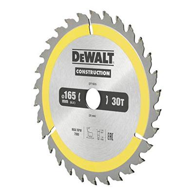 DeWALT Cirkelzaagblad voor Hout | Construction | Ø 165mm Asgat 20mm 30T - DT1935-QZ