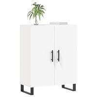 Dressoir 69,5x34x90 cm bewerkt hout wit - thumbnail