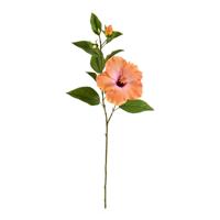 Hibiscus tak 65cm - zalm - thumbnail