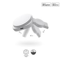 ZENS Travel MagSafe ZEDC24W/00 Inductie lader Uitgangen Qi-standaard Wit - thumbnail