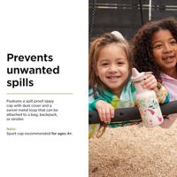 Klean Kanteen Kinder drinkfles met sippydop - leaping unicorns - 355ml - thumbnail