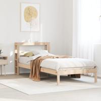 Bedframe zonder matras massief grenenhout 90x200 cm - thumbnail
