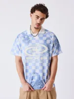 Project X Paris Love story Jersey Polo Heren Lichtblauw/Wit - Maat S - Kleur: LichtblauwWit | Soccerfanshop - thumbnail