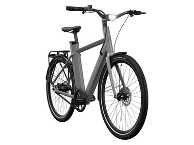 CRIVIT Urban elektrische fiets 3.0 X riemaandrijving (Ash Grey)