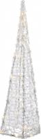 Led piramide l22b22h118cm 80l w.wit Lumineo - Lumineo - thumbnail