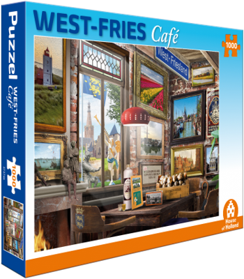 West Fries Café Puzzel 1000 Stukjes West Fries Café Puzzel 1000 Stukjes