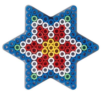 Hama strijkkralenbordje maxi - ster