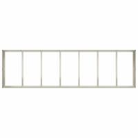 Plantenbak 280x80x40 cm staal wit - thumbnail