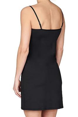 J&C gladde onderjurk spaghetti bandjes - Wit, zwart, huidskleur - Verstelbare bandjes