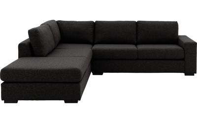 Goossens Hoekbank Lucca Met Ligelement grijs, stof, 2,5-zits, stijlvol landelijk met ligelement links Goossens Hoekbank Lucca Met Ligelement grijs, stof, 2,5-zits, stijlvol landelijk met ligelement links