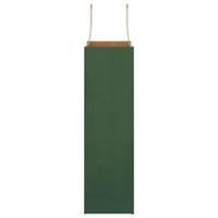 VidaXL Papieren zakken 250 st met hengsels 21x11x36 cm groen - thumbnail
