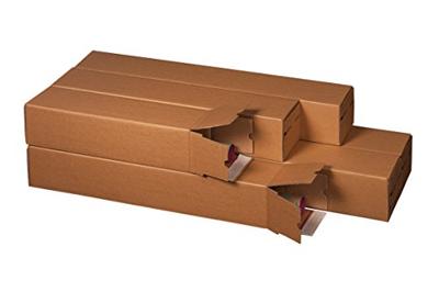 Koker | Golfkarton | vierkant | 105x105x860mm | bruin | 10 stuks