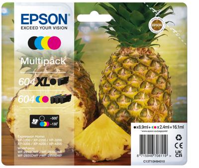 Epson Inktcartridge T10H9, 604XL Origineel Combipack Kleur C13T10H94010