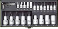 Proxxon Industrial 23 102 Buiten-zesrond (TX), Binnen-zesrond (TX), Zesrond-TX BO Dopsleutel-bitinzetset 24-delig 1/4 (6.3 mm), 1/2 (12.5 mm) - thumbnail