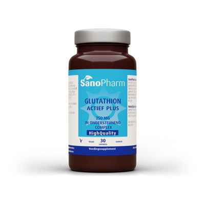 SanoPharm Glutathion actief plus high quality 30 Capsules