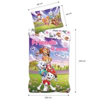 Paw Patrol Friends peuterdekbedovertrek - 100 x 135 cm - thumbnail