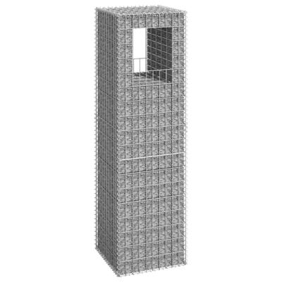 VidaXL Schanskorf paal 50x50x180 cm ijzer
