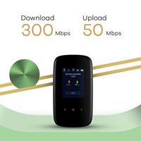 Zyxel 4G LTE-A mobiele WiFi hotspot | Tot wel 300 Mbps downloadsnelheid | Deel Dual-Band WiFi met 32 apparaten | Accu die een hele dag meegaat | Handzaam formaat (LTE2566-M634) - thumbnail