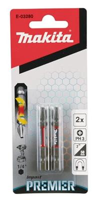 Makita Accessoires Slagschroefbit PH3x50mm E IMPR - E-03280