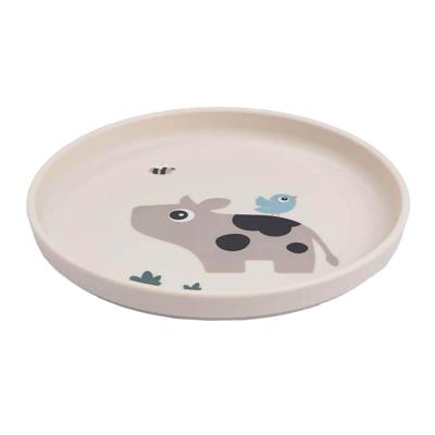 Done By Deer kinderbord kleine boerderij beige